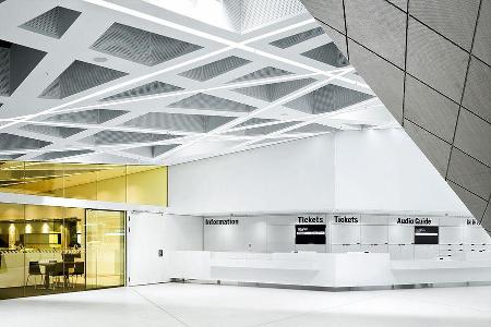 Der Wiener Architekt Delugan Meissl hat die futuristische Konstruktion entworfen.