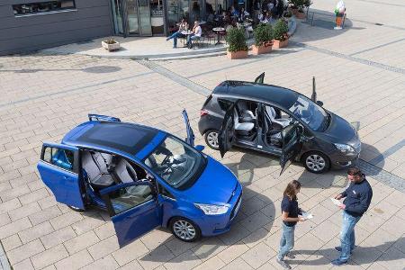 Ford B-Max 1.6 TDCi, Opel Meriva 1.6 CDTI, Türen