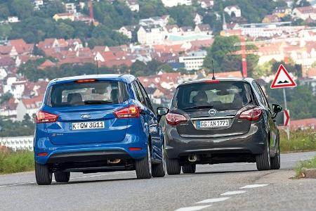 Ford B-Max 1.6 TDCi, Opel Meriva 1.6 CDTI,