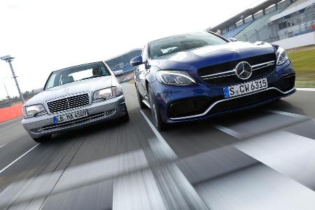 Mercedes-AMG C 63 S, Mercedes C 43 AMG, Frontansicht Mercedes-AMG C 63 S, Mercedes C 43 AMG, Frontansicht