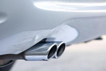 Mercedes C 43 AMG, Auspuff, Endrohr