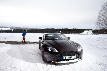 Aston Martin V12 Vantage S, Nordschweden, Lappland, Impression Aston Martin V12 Vantage S, Nordschweden, Lappland, Impression