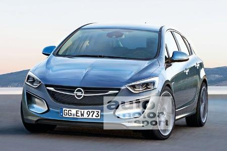 Opel Astra, Frontansicht
