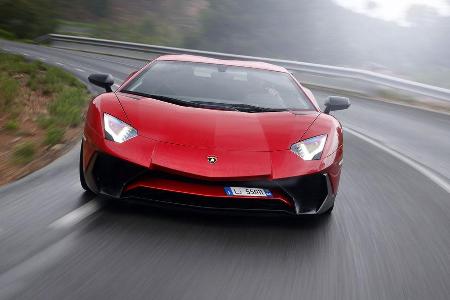 Lamborghini Aventador SV 2015, Front, Fahrt Lamborghini Aventador SV 2015, Front, Fahrt