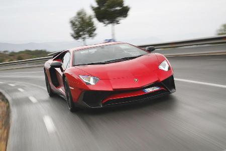 Lamborghini Aventador SV 2015, Front, Fahrt