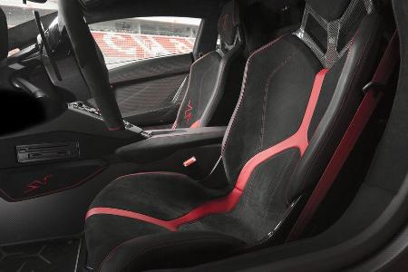 Lamborghini Aventador SV 2015, Sitze