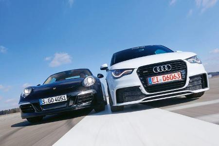 MTM-Audi A1 quattro, Porsche 911, Frontansicht