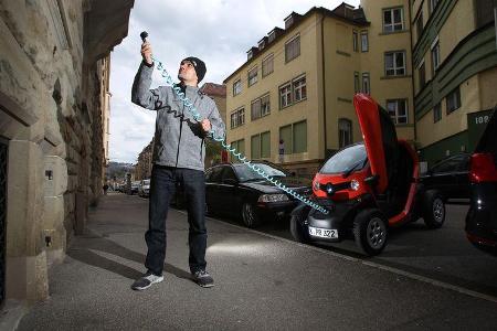 Renault Twizy, Stromzufuht, Jörn Thomas