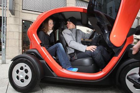 Renault Twizy, Seitentür, Zwei Personen