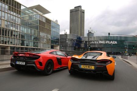 McLaren 675LT und 570S, Heckansicht