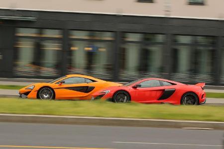 McLaren 675LT und 570S, Seitenansicht