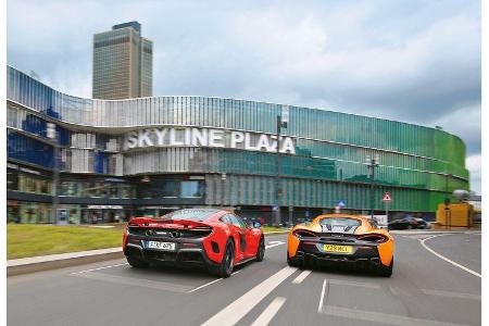 McLaren 675LT und 570S, Heckansicht