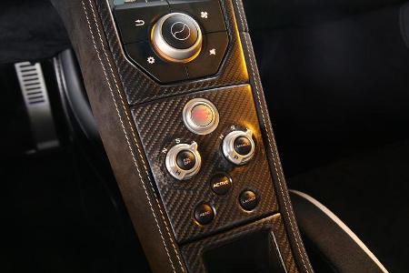 McLaren 675LT, Mittelkonsole