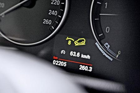 BMW X3 x-Drive 30d, Anzeigeinstrumente