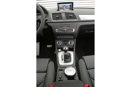 Audi RS Q3, Mittelkonsole