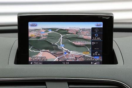 Audi RS Q3, Navi, Bildschirm