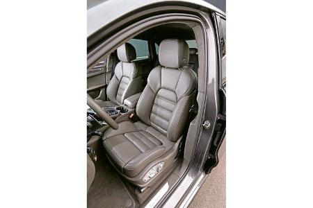 Porsche Macan Turbo, Fahrersitz