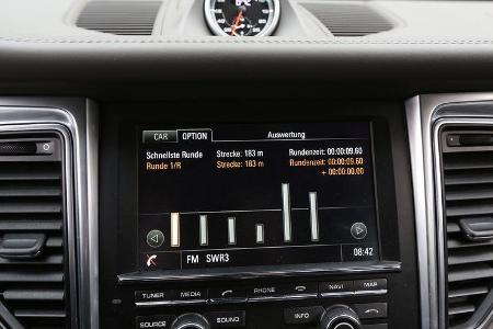 Porsche Macan Turbo, Anzeige, Monitor