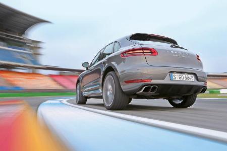 Porsche Macan Turbo, Heckansicht