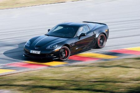 Chevrolet Corvette Z06, Seitenansicht, Driften