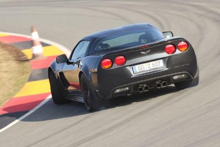 Chevrolet Corvette Z06, Heck, Driften