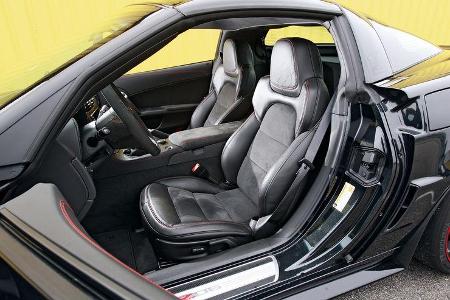 Chevrolet Corvette Z06, Vordersitz, Fahrersitz