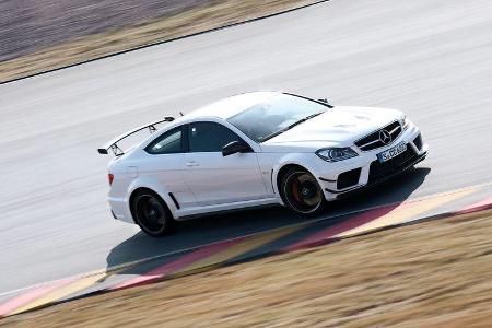 Mercedes C 63 AMG Black Series, Seitenansicht, Driften