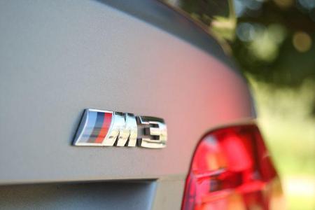 BMW M3 Coupe Competition, Emblem, Typenbezeichnung