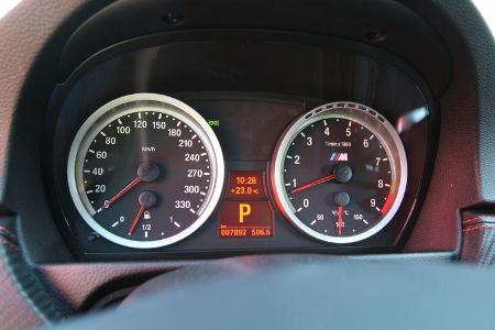 BMW M3 Coupe Competition, Tacho, Anzeigeinstrumente
