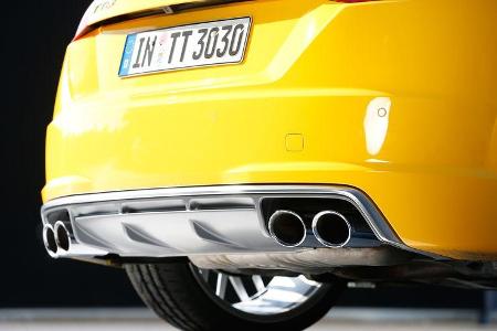 Audi TTS, Auspuff, Endrohre