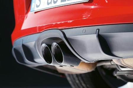 Porsche Cayman GTS, Auspuff, Endrohre