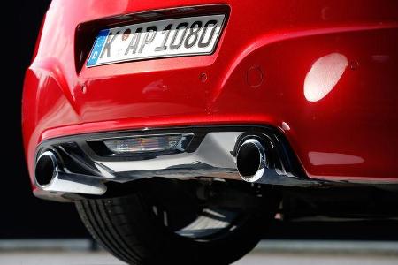 Peugeot RCZ R, Auspuff, Endrohre