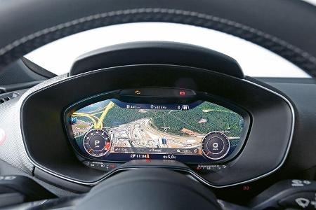 Audi TTS, Anzeige, Display