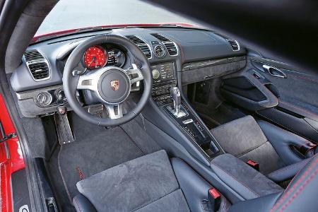 Porsche Cayman GTS, Cockpit