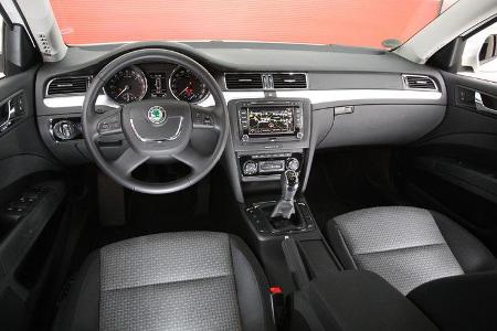 Skoda Superb Combi 1.6 TDI GreenLine, Cockpit, Lenkrad