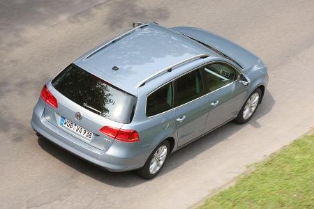 VW Passat Variant BlueMotion, von oben, Heck