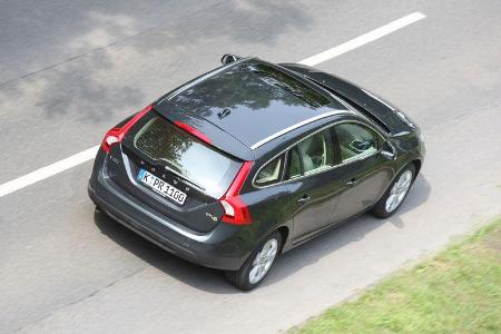 Volvo V60 Drive Summum, von oben, Heck