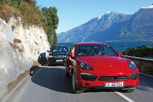 BMW X5 M50d und Porsche Cayenne S Diesel im Vergleich