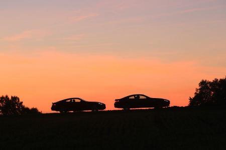 BMW 650i, Jaguar XK 5.0 V8 Portfolio, Seitenansicht