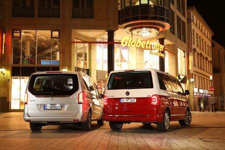 Mercedes V 250 d Lang, VW T6 Multivan 2.0 TDI,