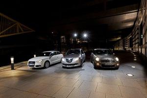 Lancia Ypsilon, Audi A1 und Mini One