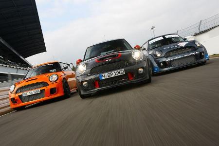 Mini JCW GP, Schirra- Mini JCW GTS, Schirra -Mini, Frontansicht