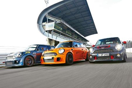 Mini JCW GP, Schirra- Mini JCW GTS, Schirra -Mini, Frontansicht