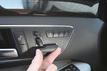 Mercedes E 220 CDI, Sitzverstellung
