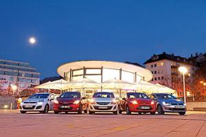 Fiesta, Rio, Corsa, Yaris und VW Polo im Test