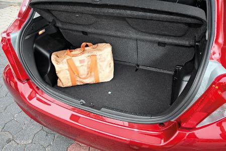 Toyota Yaris, Kofferraum