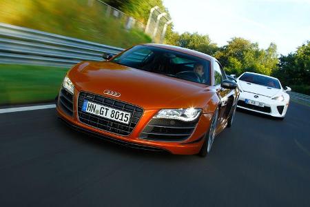 Audi R8 GT, Lexus LFA