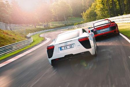 Audi R8 GT, Lexus LFA