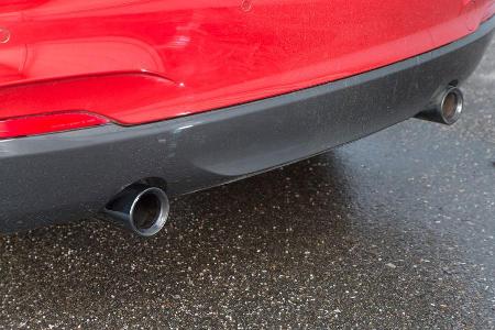 BMW M235i, Auspuff, Endrohr