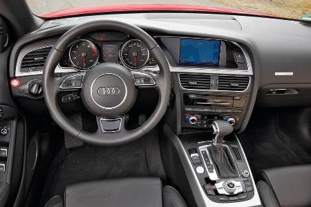 Audi Cabriolet 3.0 TFSI Quattro, Cockpit, Lenkrad